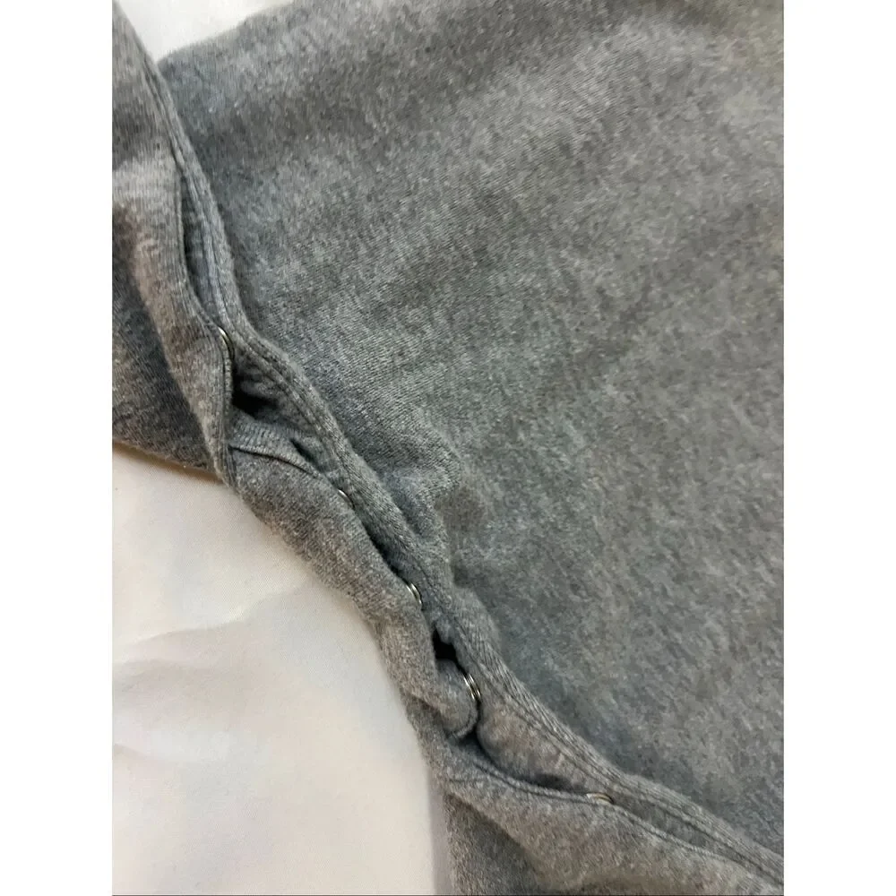Ralph Lauren Polo‎ 9m snap bodysuit cream gray
